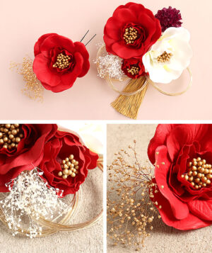 髪飾り　（花）