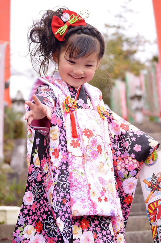 羽織の胸の所にシミありです七五三　3才　女の子